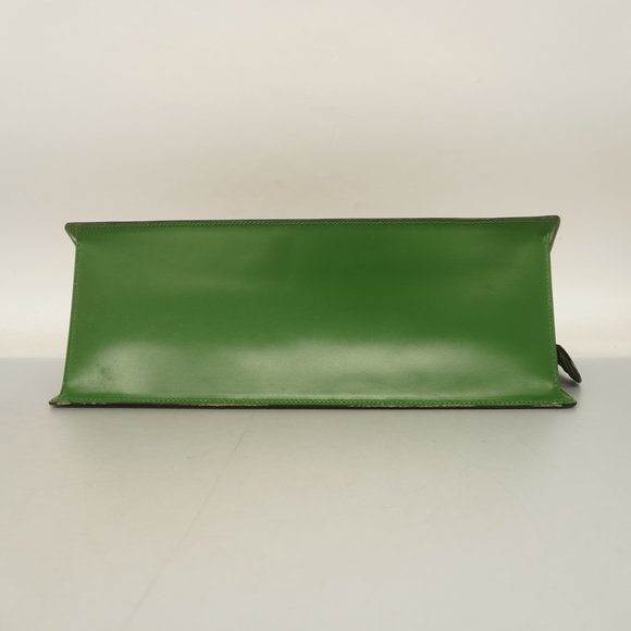 Auth Louis Vuitton Epi Sac Triangle Sac Triangle M52094 Handbag Borneo Green - Picture 13 of 13
